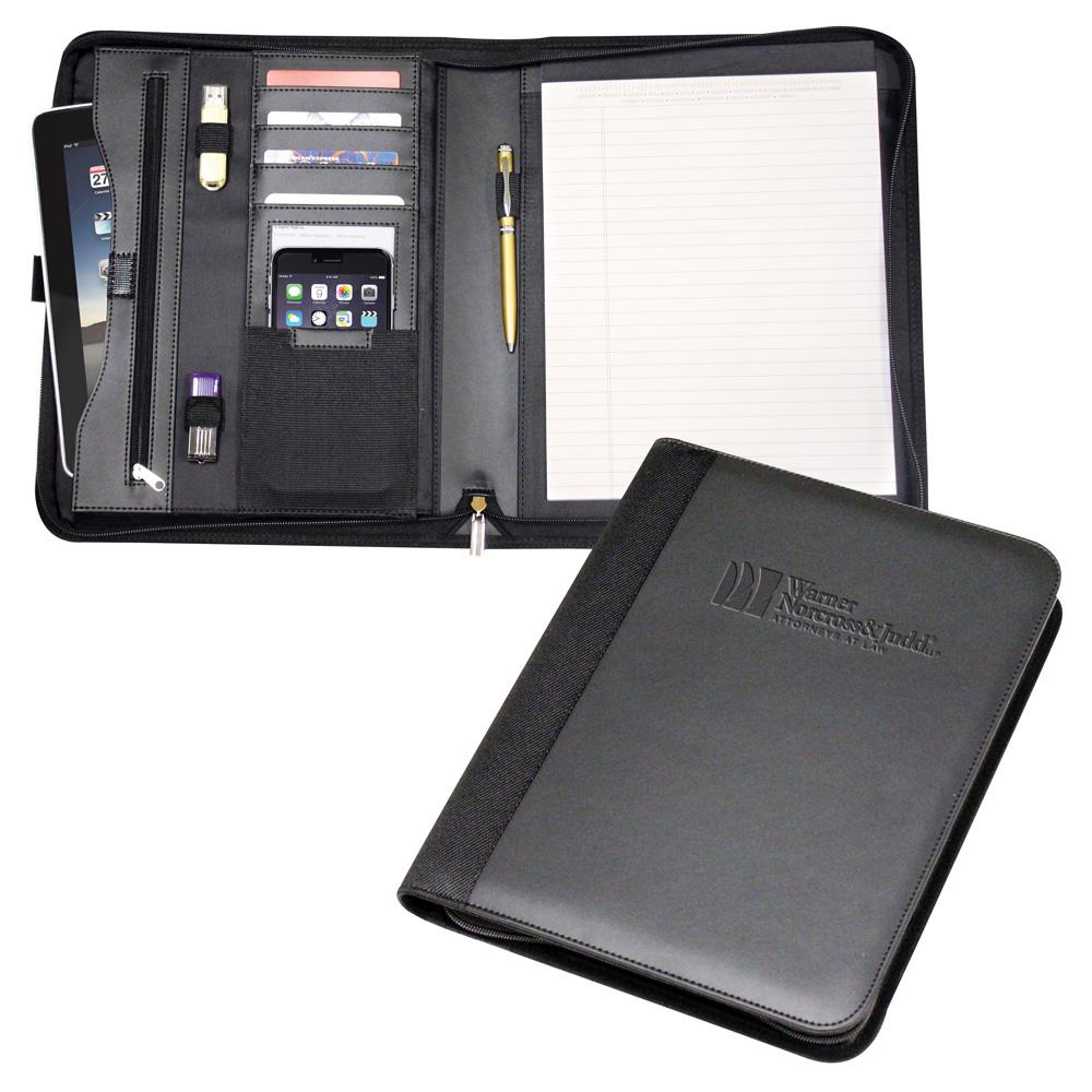 preferred nation Zip Around Padfolio