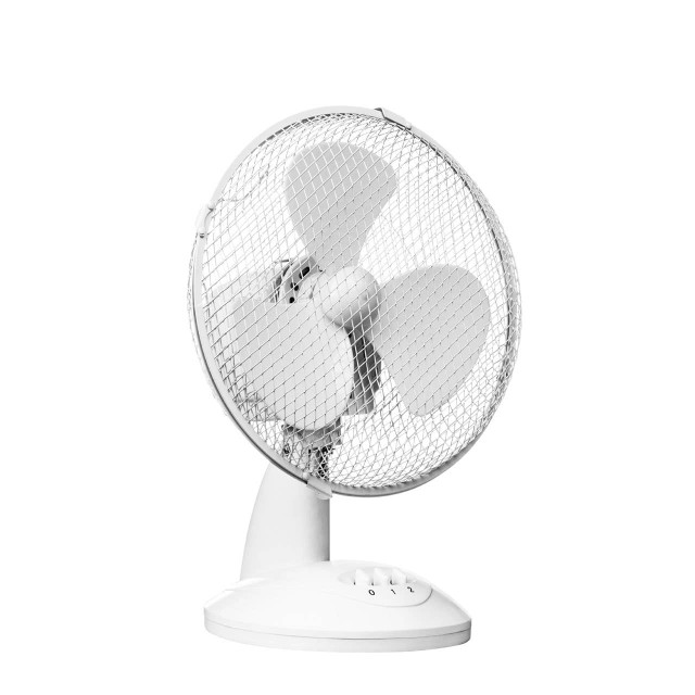 premier housewares 2 Speeds Oscillation White Desk Fan