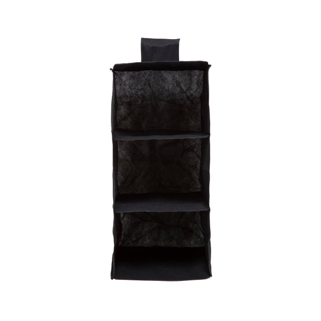 Premier Housewares 6 Section Black Hanging Garment Organiser