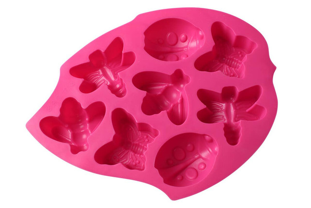 premier housewares 8 Tropical Insect Design Peony Silicone Cake Mould