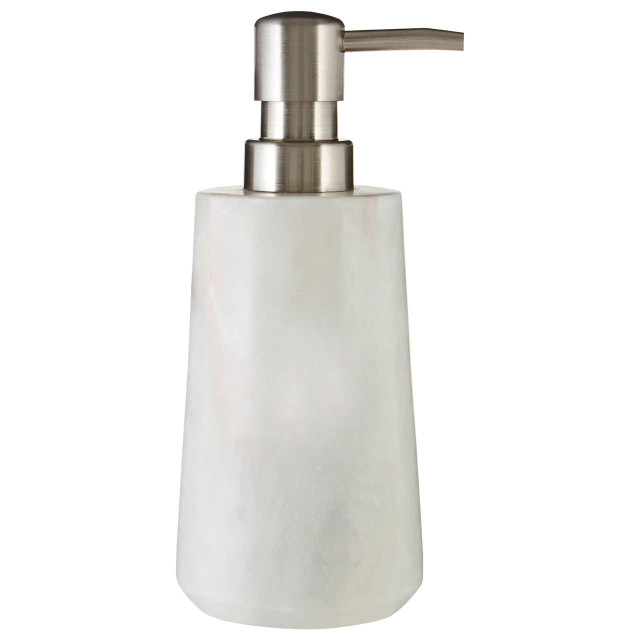 Premier Housewares Abaska Off White Marble Lotion Dispenser