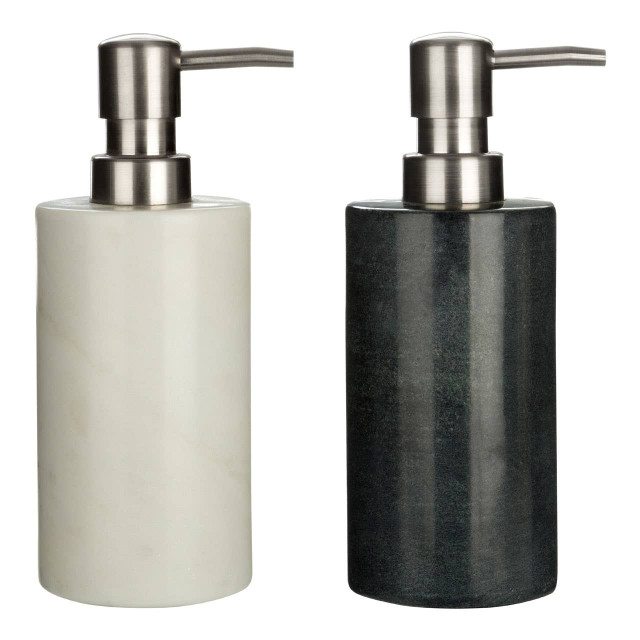Premier Housewares Abaska Off White Marble Lotion Dispenser