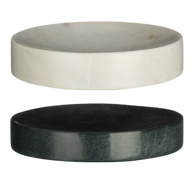 Premier Housewares Abaska Off White Marble Soap Dish