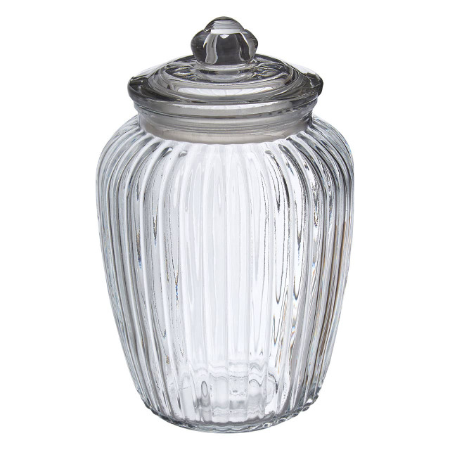 Premier Housewares Abbie Design Glass Storage Jar - 2280ml