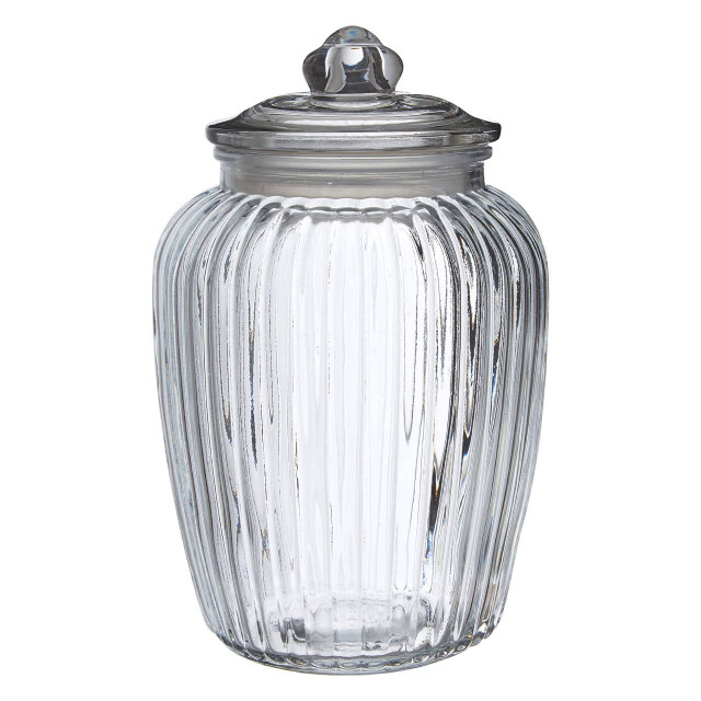 premier housewares Abbie Design Glass Storage Jar - 2280ml