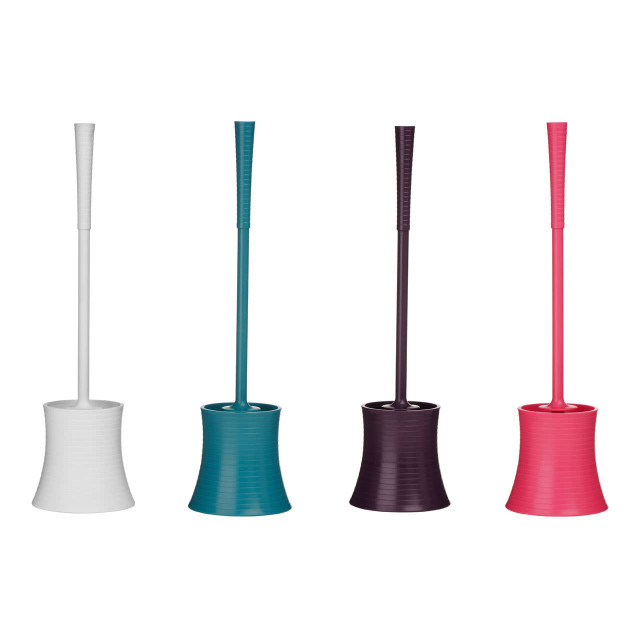 Premier Housewares ABS Bathe Hot Pink Plastic Toilet Brush