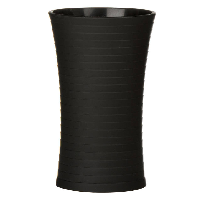 Premier Housewares ABS Bathe Matte Black Plastic Tumbler