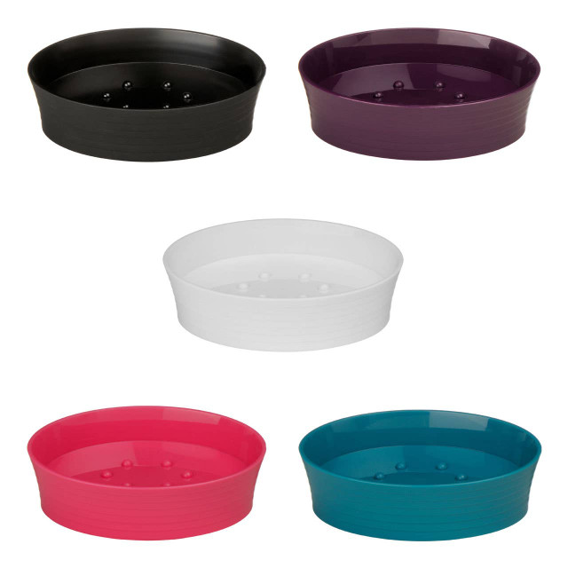 Premier Housewares ABS Bathe Turquoise Plastic Soap Dish