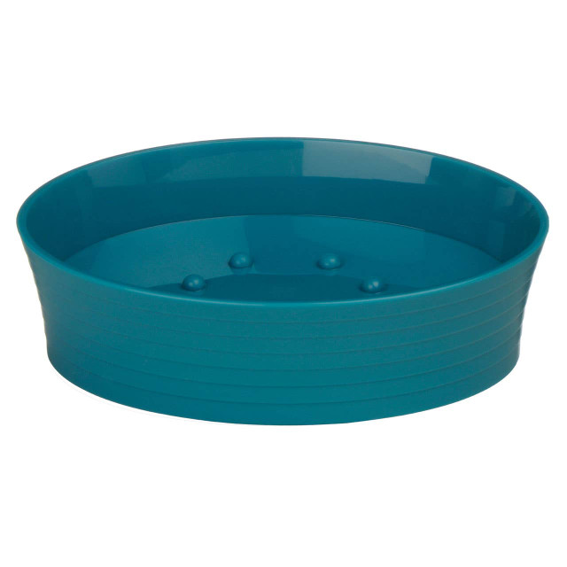 premier housewares ABS Bathe Turquoise Plastic Soap Dish