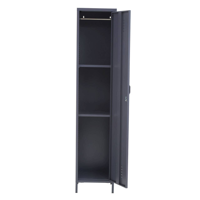Premier Housewares Academy Grey Tall One Door Locker