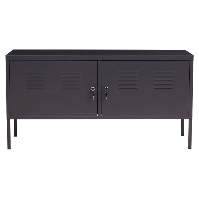 premier housewares Academy Two Door Grey Locker Cabinet