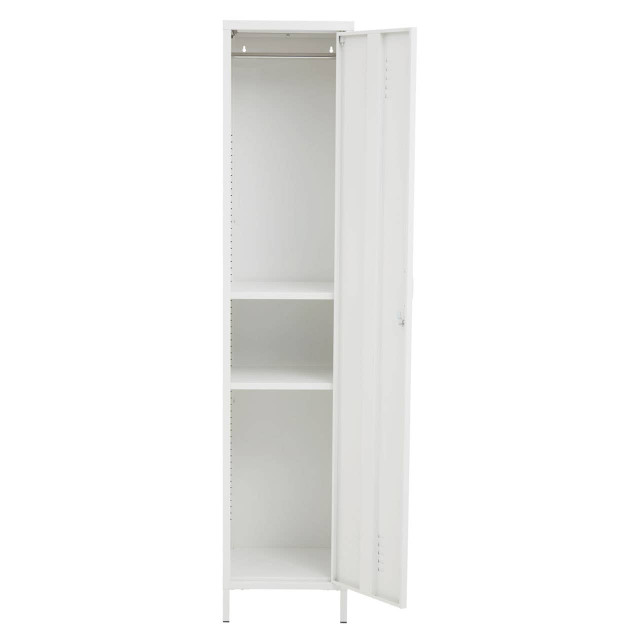 Premier Housewares Academy White Tall One Door Locker