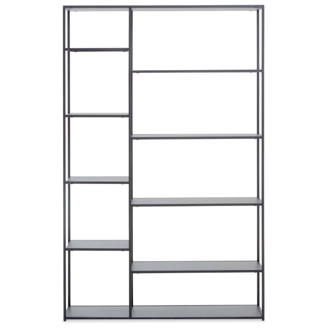 Premier Housewares Acero Grey Metal Multi Shelf Unit