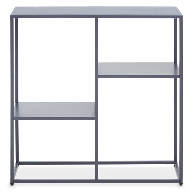 Premier Housewares Acero Grey Metal Three Tier Shelf Unit