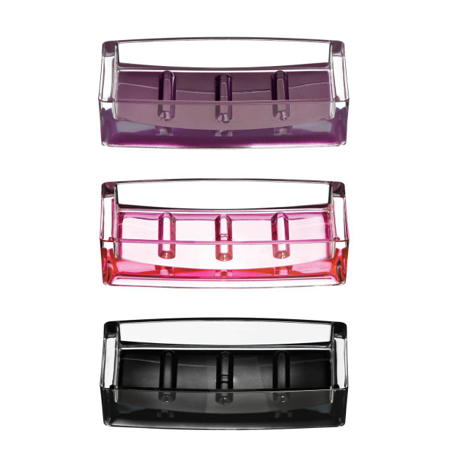 Premier Housewares Acrylic Bathroom Hot Pink Soap Dish