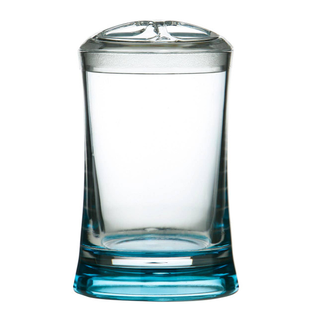premier housewares Acrylic Bathroom Turquoise Toothbrush Holder