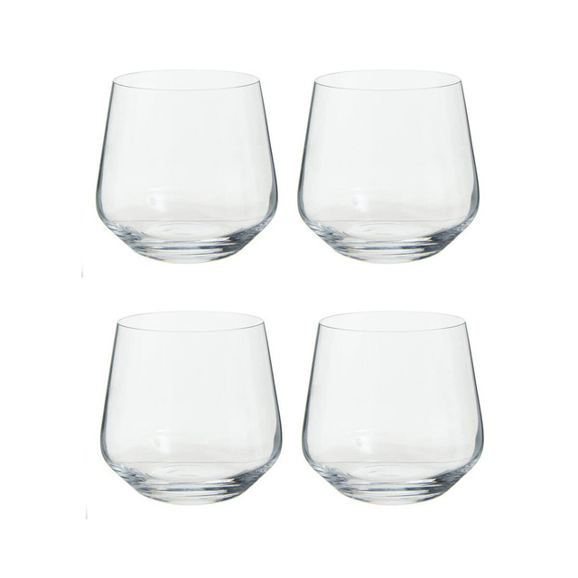 Premier Housewares Ada Set Of 4 Large Crystal Tumblers