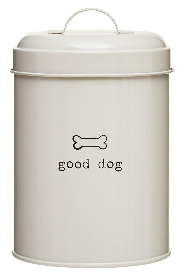 Premier Housewares Adore Pets Grey Dog Food Storage Canister