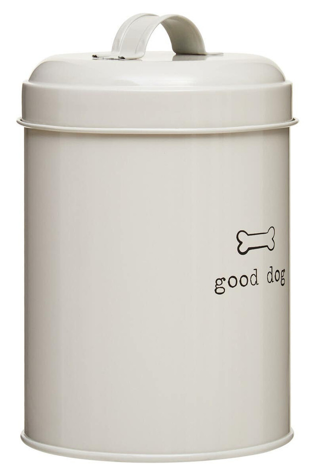 premier housewares Adore Pets Grey Dog Food Storage Canister