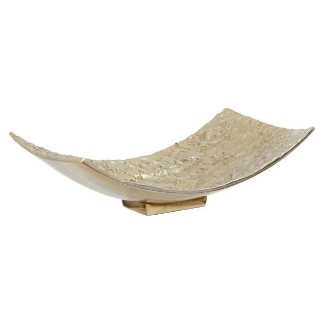 Premier Housewares Akola Gold Textured Decorative Dish