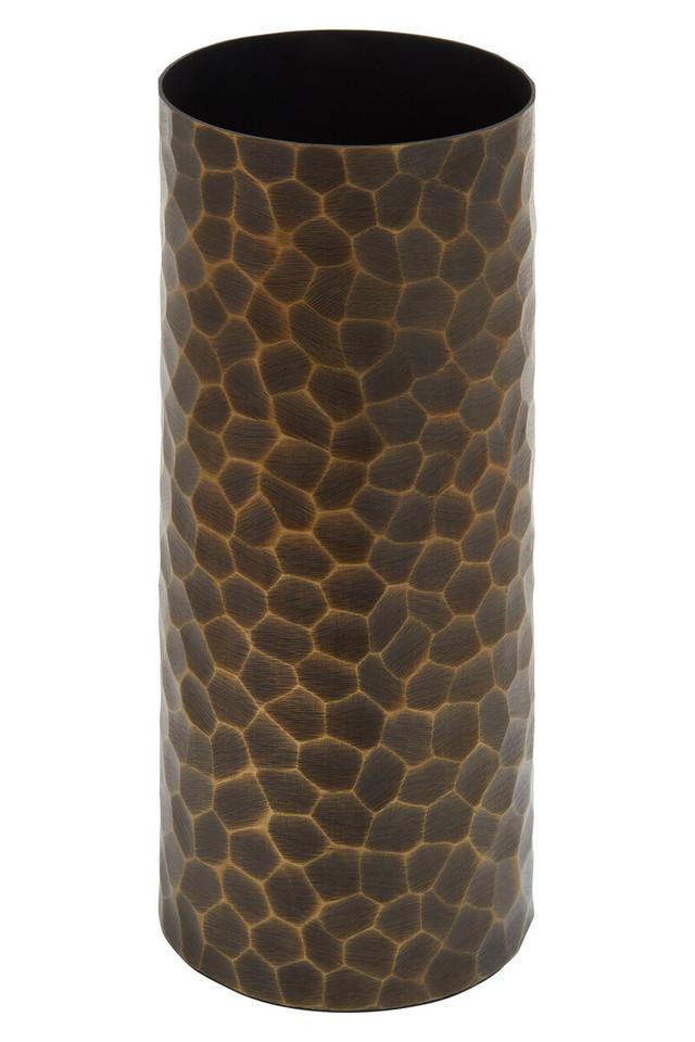 Premier Housewares Akola Large Antique Gold Metal Vase