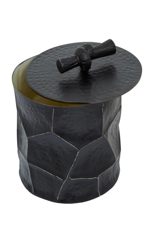 Premier Housewares Akola Large Black And Gold Trinket Box