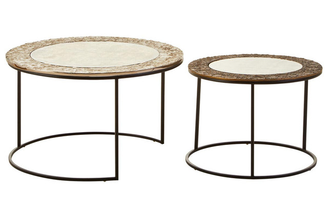 Premier Housewares Akola Set Of 2 Nesting Coffee Tables