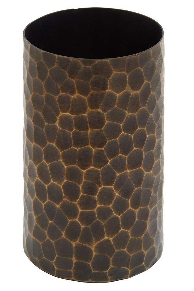 premier housewares Akola Small Antique Gold Metal Vase
