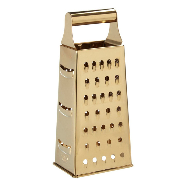Premier Housewares Alchemist Small Gold Finish Grater