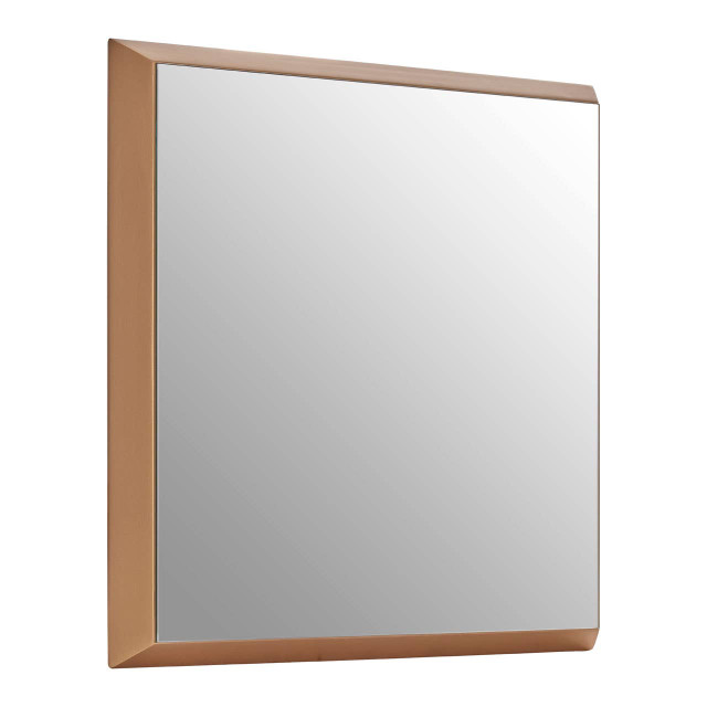 Premier Housewares Alchemist Small Square Gold Finish Wall Mirror