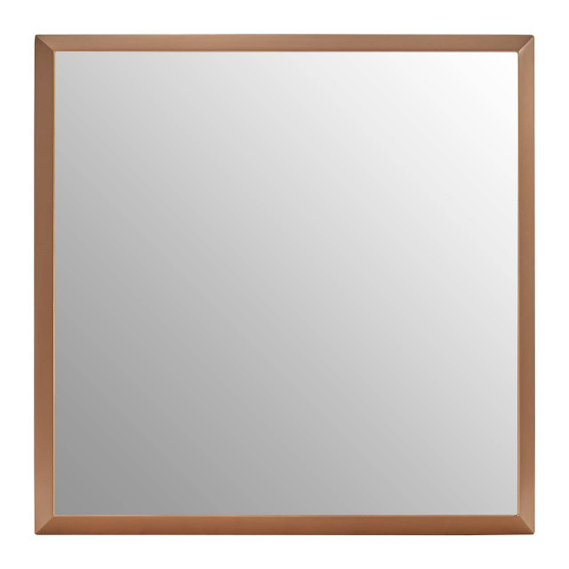 premier housewares Alchemist Small Square Gold Finish Wall Mirror