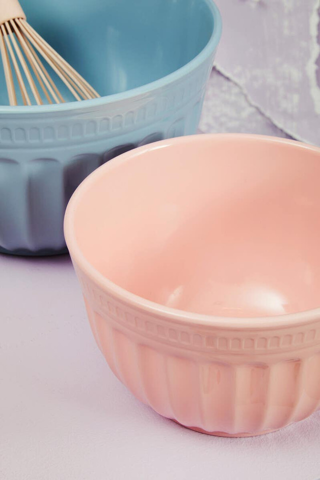 Premier Housewares Alden Melamine Medium Pink Mixing Bowl