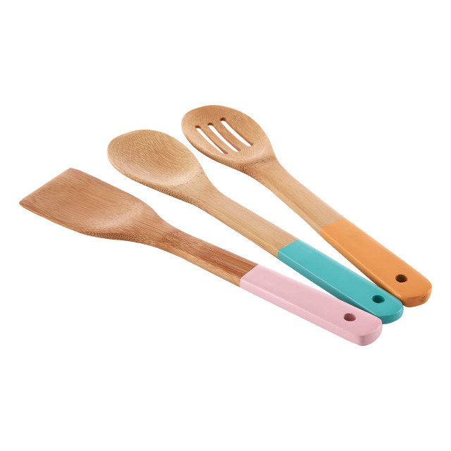 Premier Housewares Aleki 3pc Bamboo Kitchen Utensil Set
