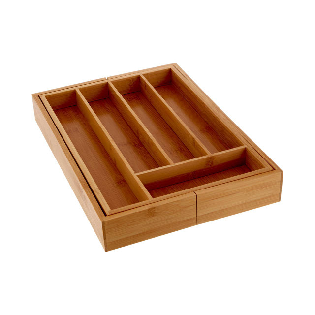 premier housewares Aleki Bamboo Expandable Small Cutlery Tray