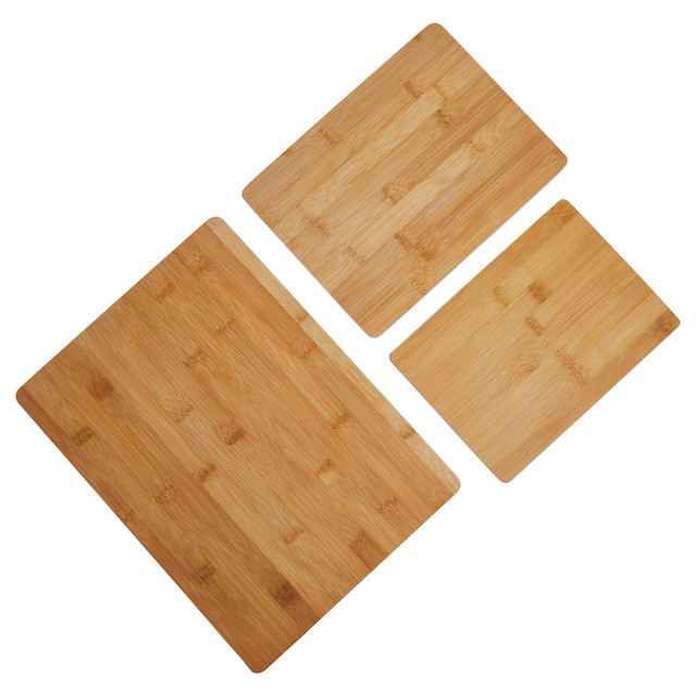 Premier Housewares Aleki Set Of Three Bamboo Chopping And Serving Boards