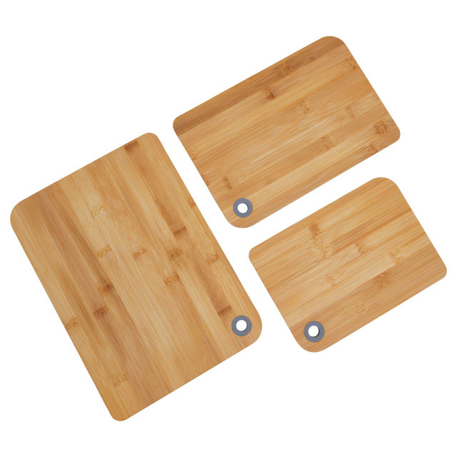 Premier Housewares Aleki Set Of Three Chopping And Serving Boards With Rings