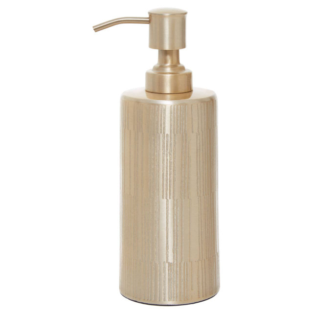 Premier Housewares Allegra 200ml Champagne Finish Soap Dispenser
