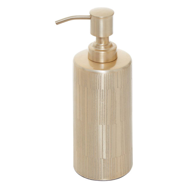 Premier Housewares Allegra 200ml Champagne Finish Soap Dispenser