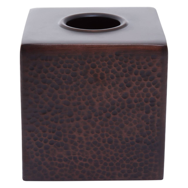 Premier Housewares Allegra Bronze Finish Tissue Box