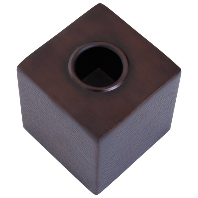 Premier Housewares Allegra Bronze Finish Tissue Box
