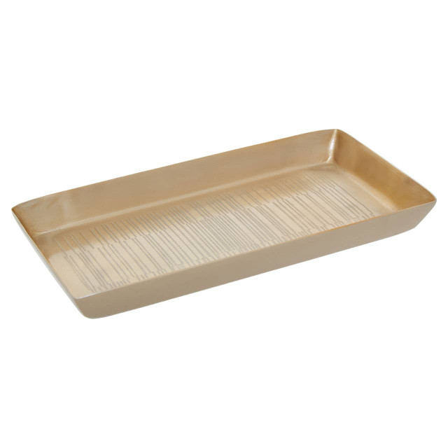 Premier Housewares Allegra Champagne Finish Bathroom Tray