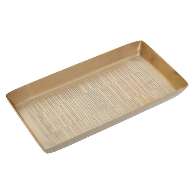 premier housewares Allegra Champagne Finish Bathroom Tray