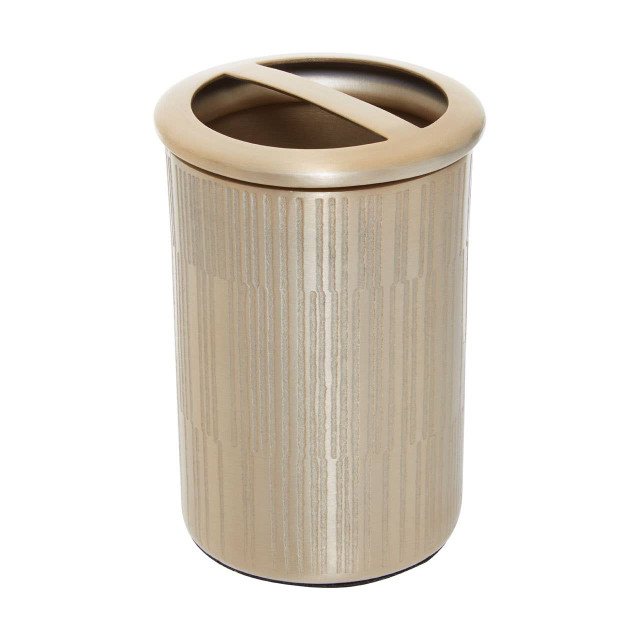 premier housewares Allegra Champagne Finish Toothbrush Holder