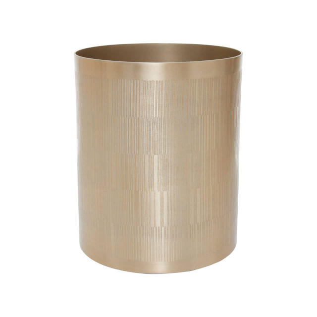 premier housewares Allegra Champagne Finish Waste Bin