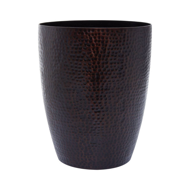 Premier Housewares Allegra Dark Bronze Finish Waste Bin