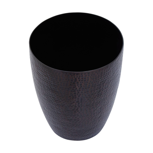 Premier Housewares Allegra Dark Bronze Finish Waste Bin