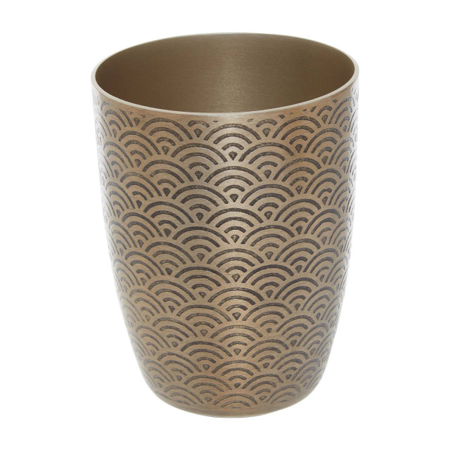 Premier Housewares Allegra Etched Metallic Bathroom Tumbler