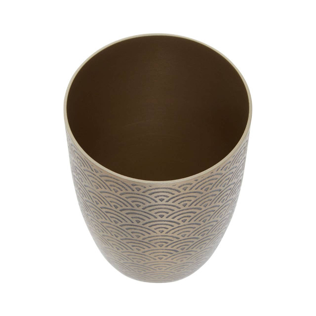 Premier Housewares Allegra Etched Metallic Bathroom Tumbler