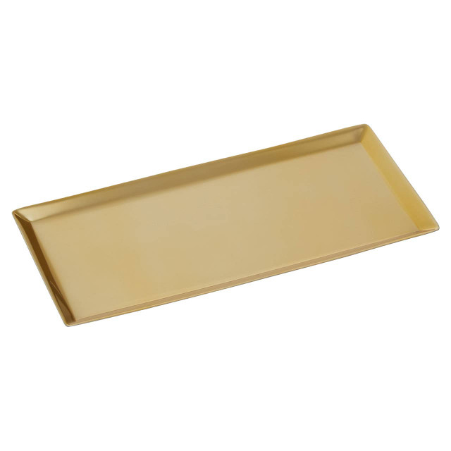Premier Housewares Allegra Gold Finish Stainless Steel Tray