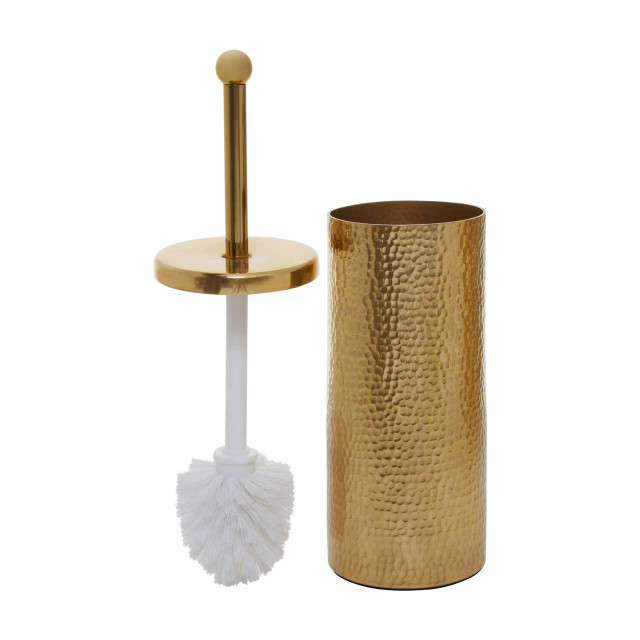 Premier Housewares Allegra Gold Finish Toilet Brush